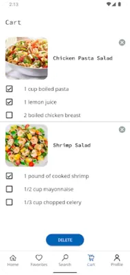 Salad Recipes android App screenshot 1