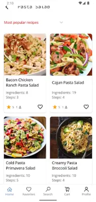 Salad Recipes android App screenshot 4